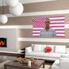 150x90cm Drew Pink America Flag Starkey Tapestry Funny Banner  With Four Grommets For College Dorm Room Guys Man Cave Bedroom