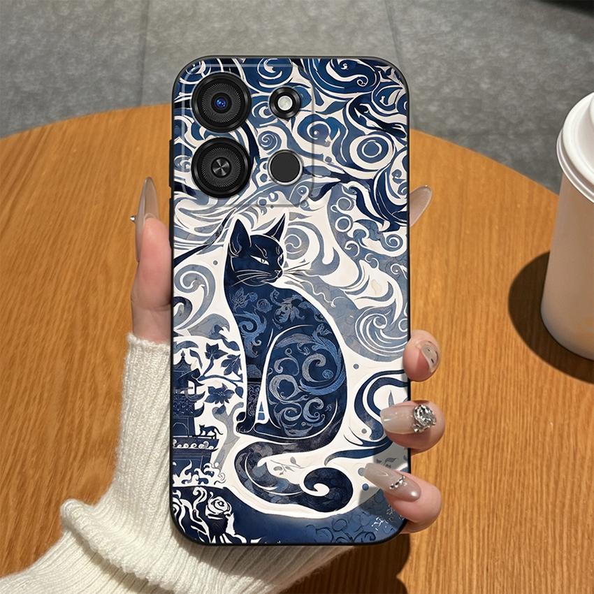 For Itel A05S A04 A60S A16 A33 Plus A56 A23 A58 A25 Pro A49 A35 A18 Phone Case Colorful Graffiti Matte Silicone Cover For Itel Anti Fingerprint Bumper