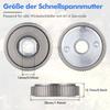 Angle Grinder Lock Nut Quick Release Flange Self Lock Clamping Plate Grinder Accessory