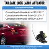 Car Rear Tailgate Trunk Latch Actuator Lock for Hyundai Accent Solaris Verna 2012 2013 2014 2015 2016 2017 81230-1R010 3 P