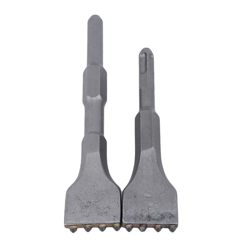 Wall Slots SDS Plus Chisel Set Point Flat Groove Chisels Gouge Hammer ...