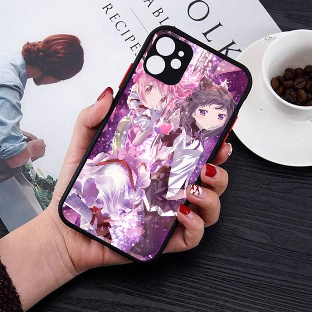 Puella Magi Madoka Magica Phone Case For IPhone 14 11 12 13 Mini Pro Max 8 7 Plus X XR XS MAX Translucent Matte Cover
