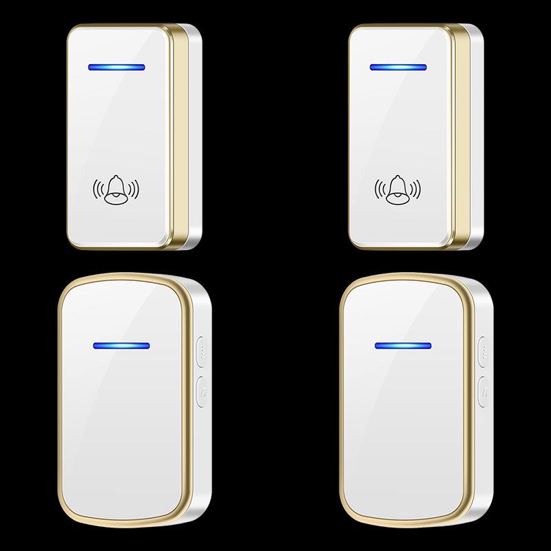 International Wireless Doorbell with EU/US/UK/AU Plugs, 433 MHz
