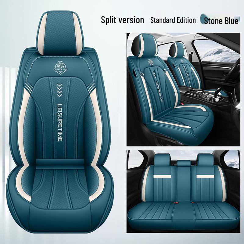 All-Season Universal Soft Leather Car Seat Cushion & Cover