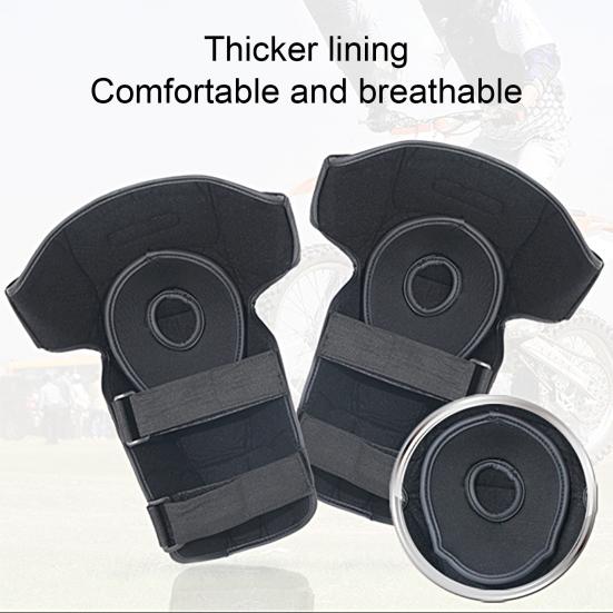 1 Pair Knee Support Sleeves Professional Non-slip High Elasticity Motocross Elbow Protection Knee Support Protector for Cycling
