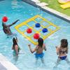 with Inflator Pump Inflatable Pool Toy Set Portable Inflatable Water Toss Game  2-10 Players