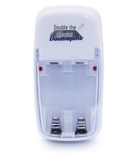 

AA/AAA Battery Charger: 2-Slot Nickel-Metal Hydride for Independent Charging (1.2V, Size 5/7 Compatible)