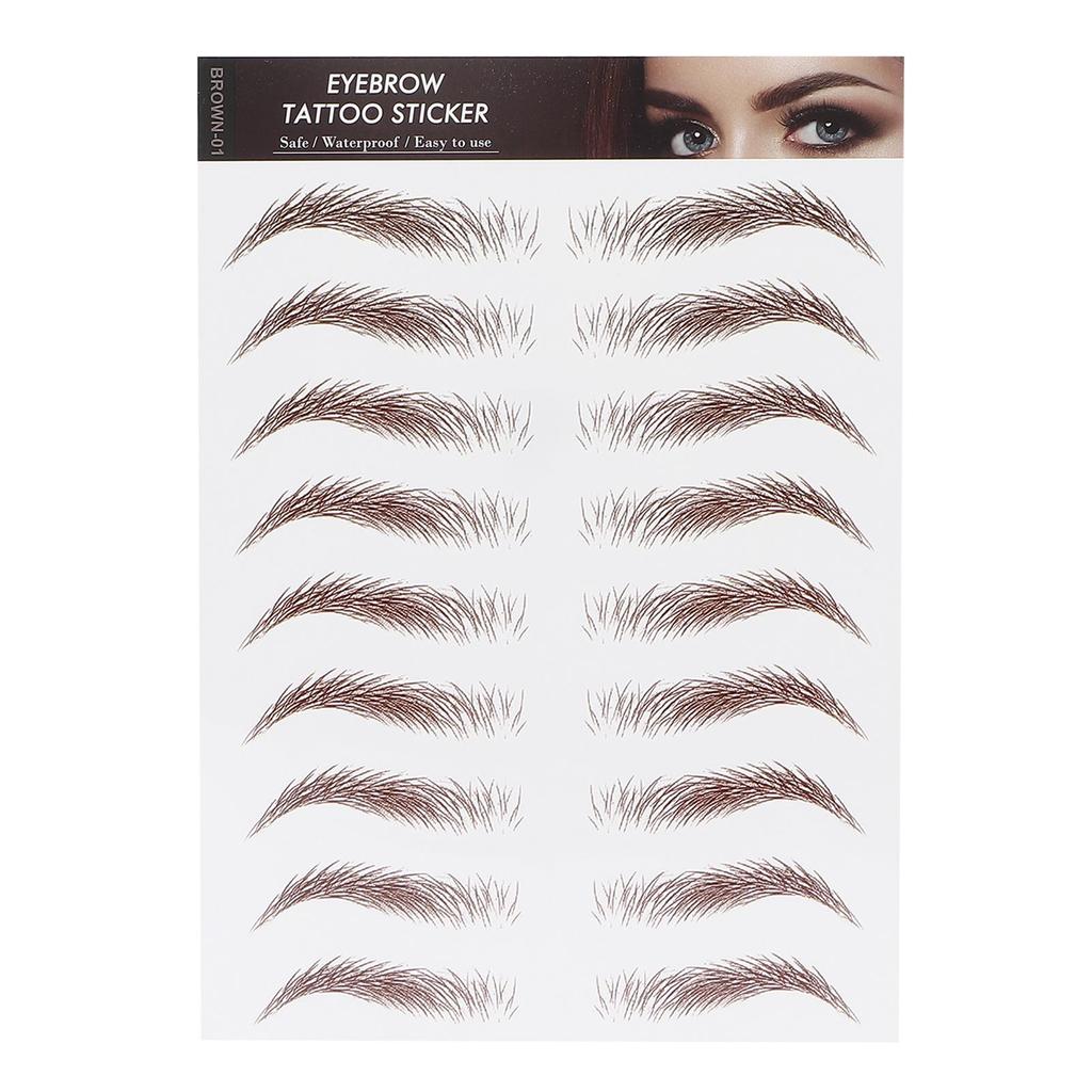 Professional Waterproof Eyebrow Tattoo Sticker Eyebrow Transfer Sticker for Women