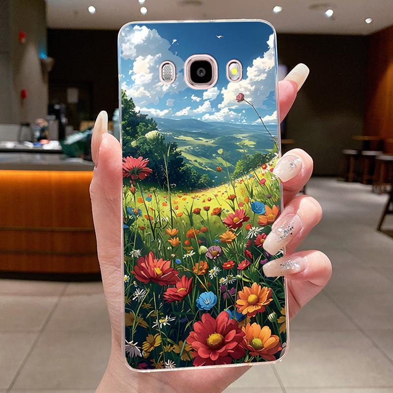 

Casing For Samsung Galaxy J5 (2016) SM-J510F / J7 (2016) SM-J710F Soft Cover Luxury Dragon Cute Cool Boys Girls Transparent Case J5 (2016) SM-J510F