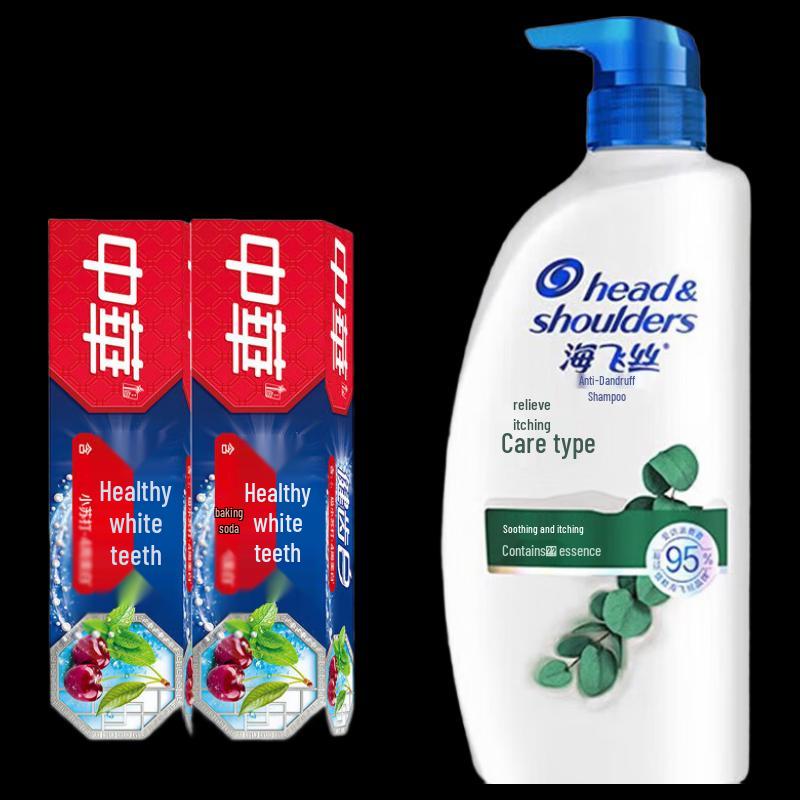 Zhonghua Healthy Teeth Toothpaste & Anti-itch Shampoo Set