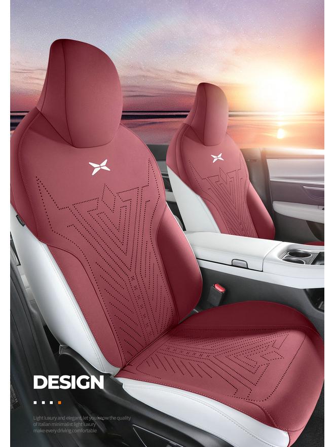 Xpeng P7 Universal Semi-Surround Car Seat Cover for All Seasons