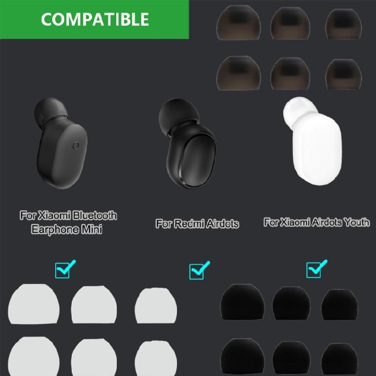 Silicone Earphones Earpads for M5 Airdots Replacement Ear Tips Noise Isolation