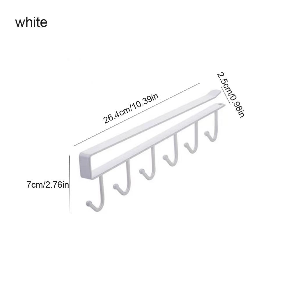 

Kitchen storage hooks cabinet hanging racks, non perforated organizer multi-purpose storage racks белый