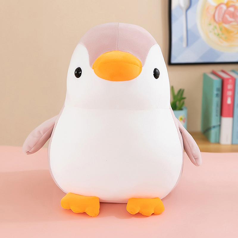 1 Piece 25/35/45Cm Cartoon Colorful  Penguin Plush Doll Pillow Blue Black Pink Animal Toy Home Decoration Gift For Boys Girls