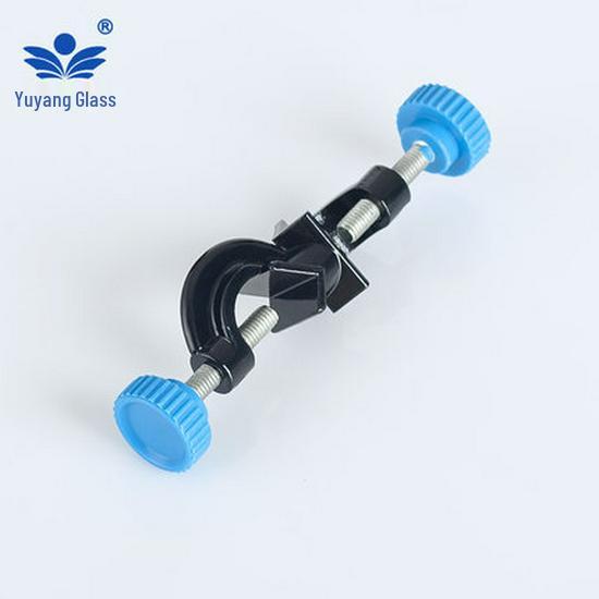 Iron Titration Stand with Three-Ring Butterfly Clip and Condenser Cross Clip