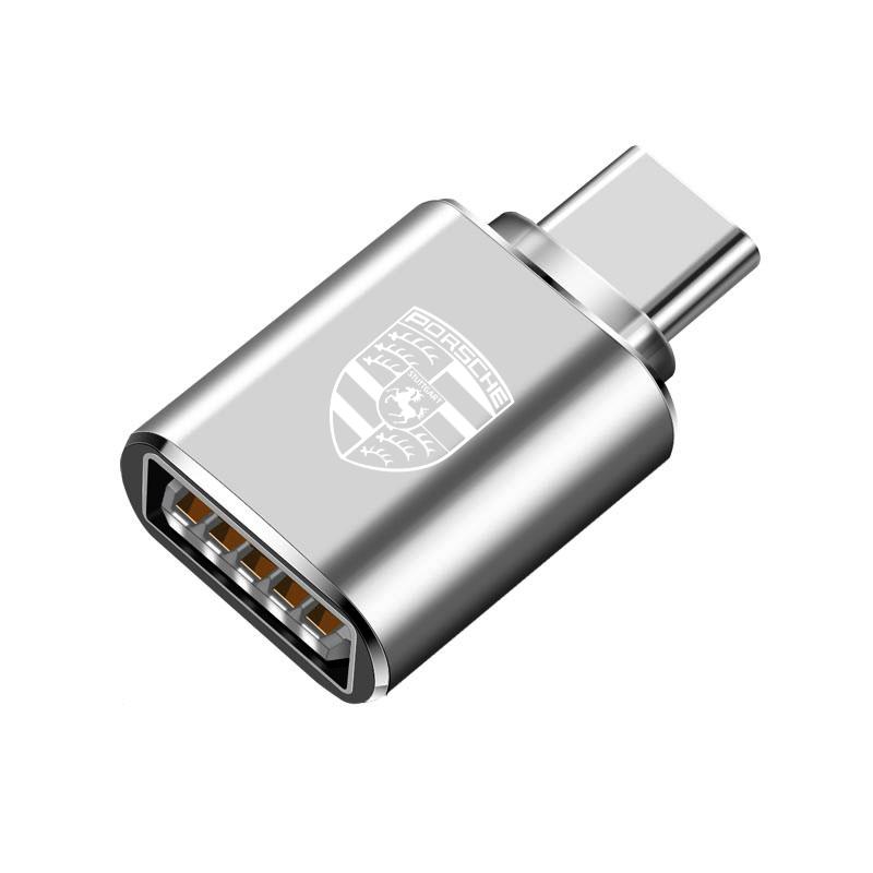 

Type C OTG Male To USB Female Adapter Converter Connector For Porsche 911 718 Taycan Panamera Cayenne Macan Boxster Cayman Pajun