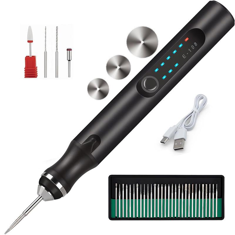 Electric Grinder Pen: Handheld Carving, Polishing & Engraving Tool for Jade & Wood