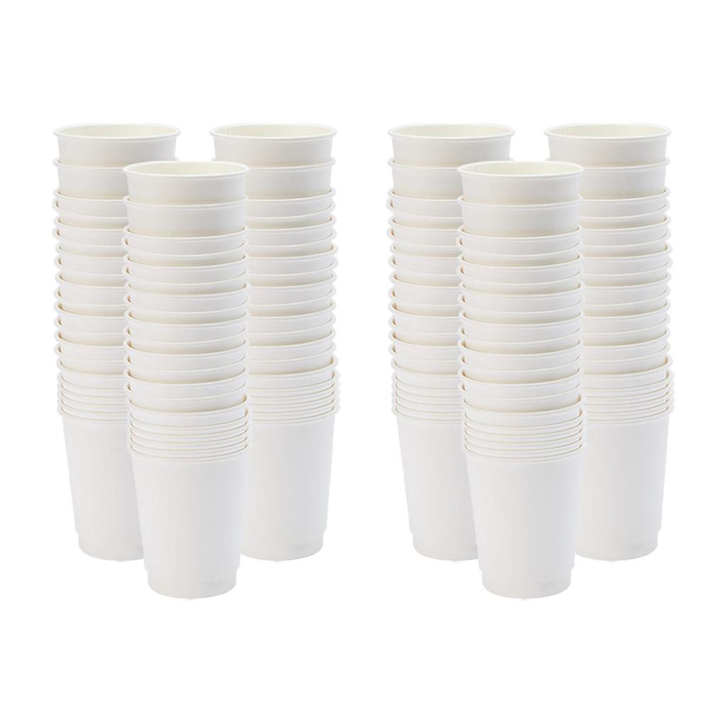 Disposable Coffee Cups Beverage Paper Cup and Cold No Leakage Eco Friendly for Water Milk