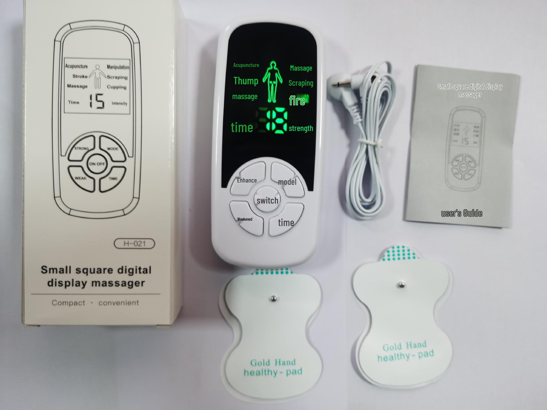 

Multifunctional Smart Cervical Spine Massager with Meridian Patch for Household Use Meridian Device English