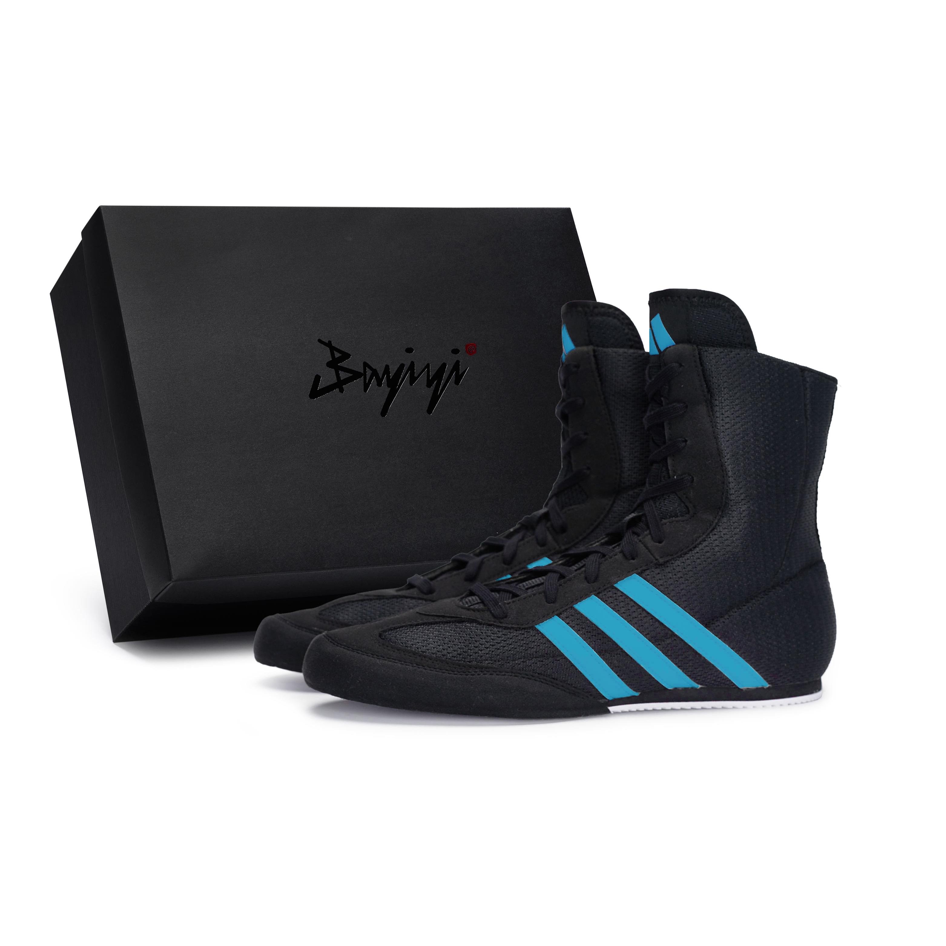 Adidas Box Hog 2.0 Training Shoes Unisex High top Lake Blue FX0561(Team80-S-BOX) 36