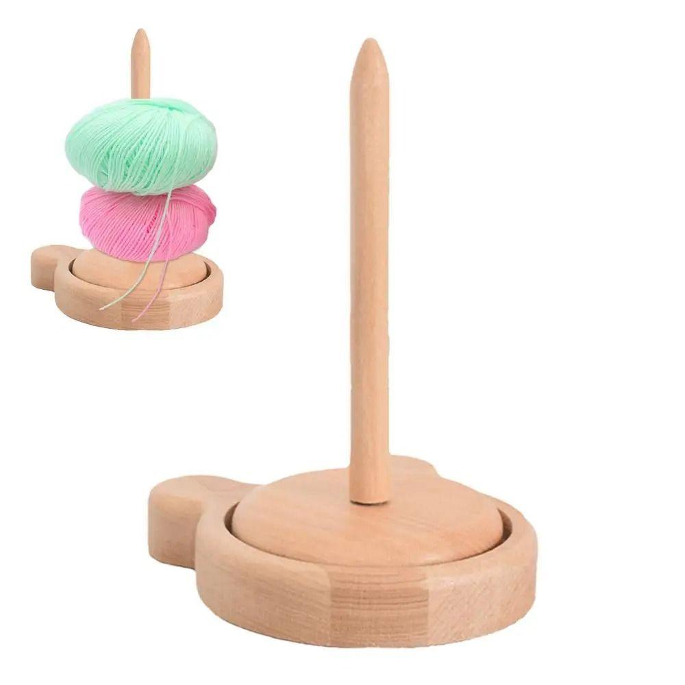 

Креативный деревянный держатель пряжи DIY держатель нити подставка распределитель пряжи для вязания крючком Style 2