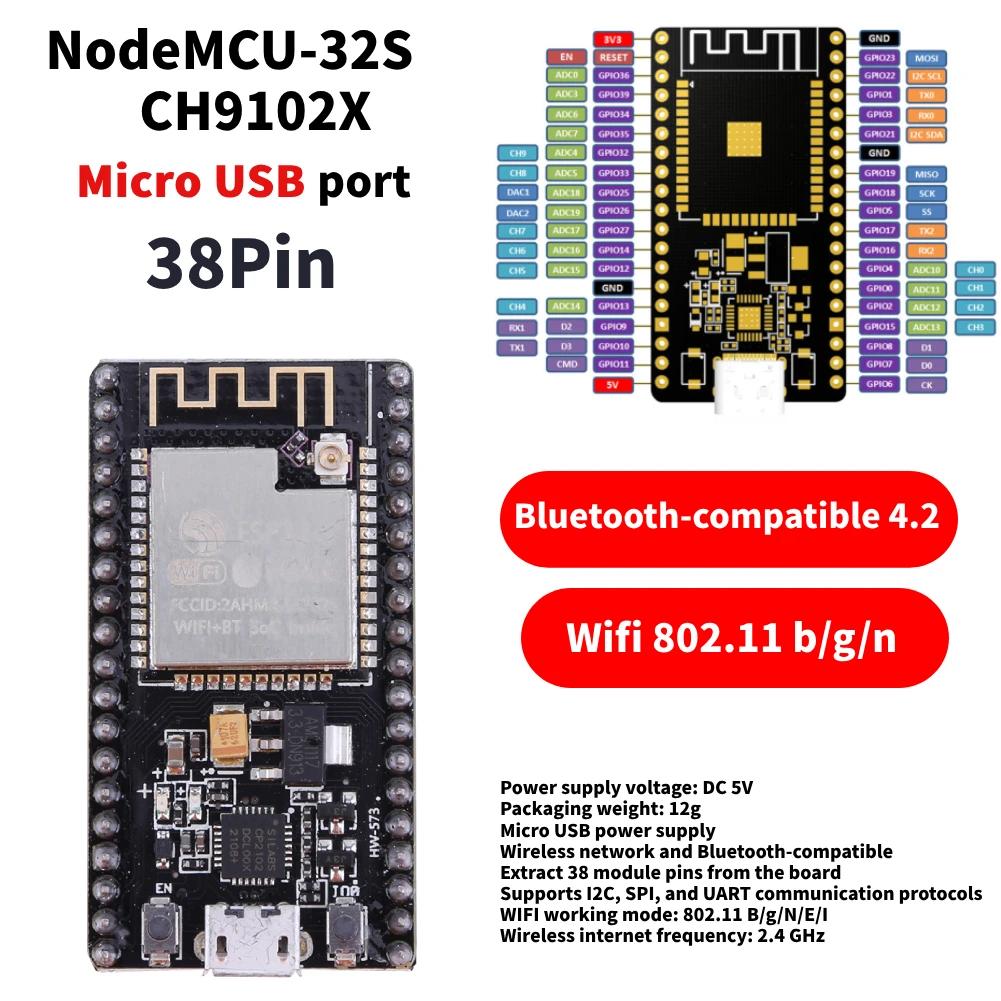 ESP32 Development Board WiFi+Bluetooth-compatible Ultra-Low Power Consumption Dual Core TYPE-C ESP-32 Development Modul