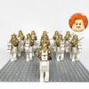 Medieval Roman Dynasty Commander Golden Warrior Spartan Solider Hawk Princess King Dragon Knight War Horse Figure Block Kids  Children Toy