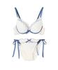 Inner Sheer Dot Tulle Bra Shorts C70 [Nozari] Set, & Set, Women's, White,