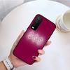 Sfondo nero fluorescente Rosa neon cuore regina cover Per vivo Y31 Y30 Y33S Y11S Y12S Y17 Y20 Y21S Y53S Y15 Y91C V23 Custodie