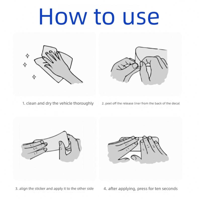 20pcs Decorative Stripe Decal Sticker Vehicle Tire Rims Night Safety Warning Sticker Car Wheel Hub Reflective Sticker