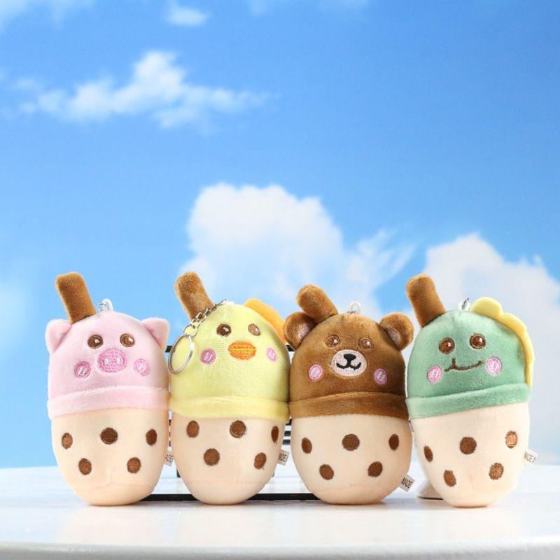 Cute Bubble Tea Plush Toy Keychain Pendant Great Addition To Any Bag Or Purse