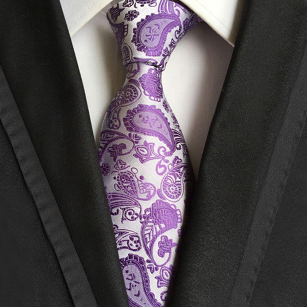 8cm Men Necktie Business Floral Ties Fashion Paisley Tie Wedding