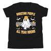 Ghosting People All Year Round Funny Spooky Halloween Ghost Costume T-Shirt