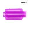 45pcs PP Perm Rods Set Purple Pink Color Curly Hair Makers Hair Perm Clips  Salon Use