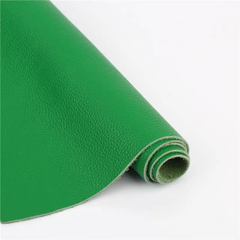 1.5mm thick head layer cowhide leather material bean green genuine leather grass green deep green dark green whole cowhide