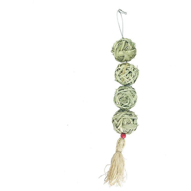 Small Animals Chew Toys Hanging Chew Balls for Bunny Rabbit Chinchilla Guinea Pig Chinchilla Bunny