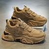 Men's Shoes 2026 Trend Casual Dad Height Increasing Teenage Running Pure White Sports