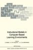 The Instructional Models In Computer-Based Learning Environments : 104 Book
