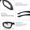 3 Pair Motorcycle Riding Glasses Padding Goggles UV Protection Dustproof Windproof Motorcycle Sunglasses For Outdoor Actives