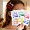 3Pc/Set Cross Hair Clips Geometry Duck Beak Clip Fashion Bang Clip  Hair Styling