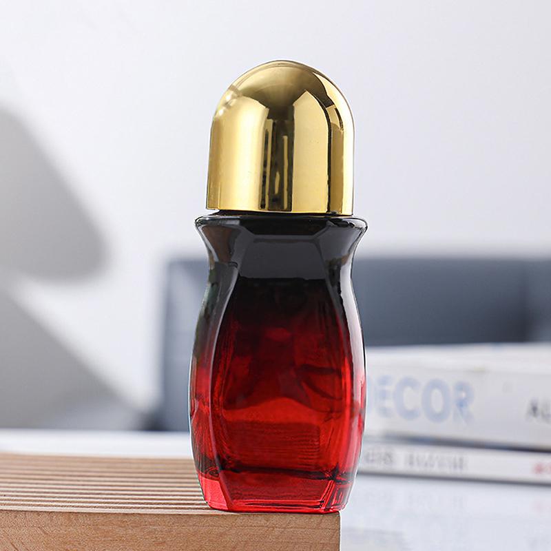 Essential Oil Roller Bottle Empty Refillable Clear Glass Roller Bottle Perfume With Roller Travel Cosmetic Container Cosmetic