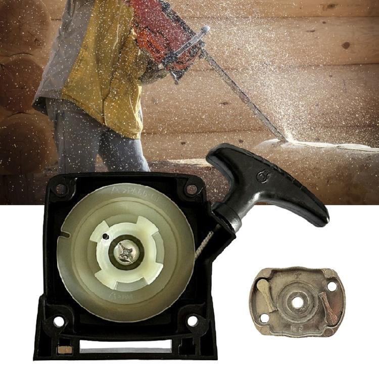 Metal Recoil Starter Complete Replacement Pull Starter for TJ45 TJ45E Easy Installation Process Rewind Starter