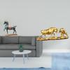 Elegant Horse Bull Fusion Figurine Modern Fengshui Animal Sculpture for Desk Living Room Bookcase