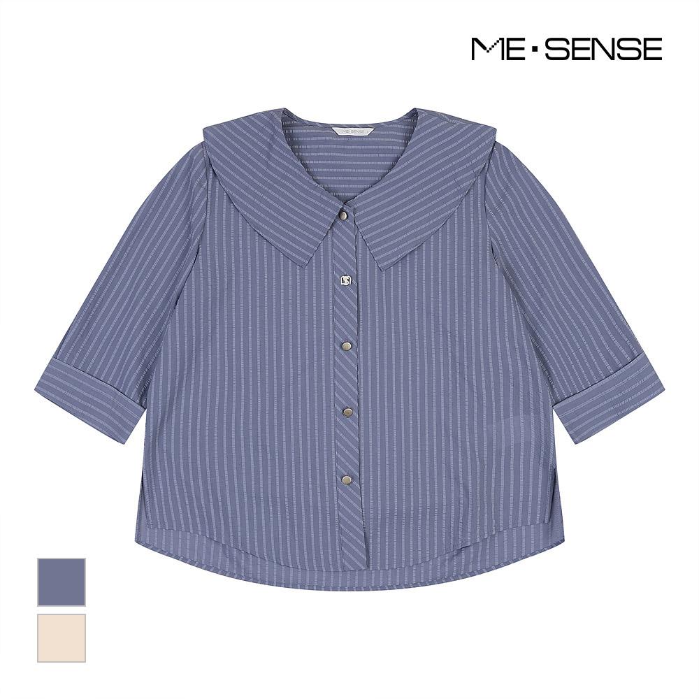 MESENSE St Pattern Collared Blouse_Mb38Blm105Z