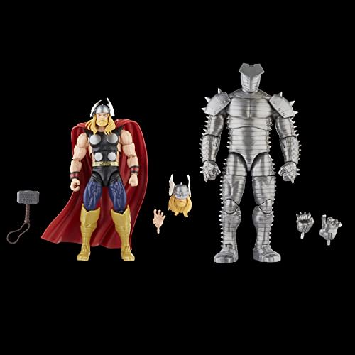 Hasbro MARVEL Marvel Legends Series Thor Vs. Destroyer, Avengers 60th Anniversary 6 Inch (15cm) Size Action Figure, with 5 Accessories F7087 Genuine C