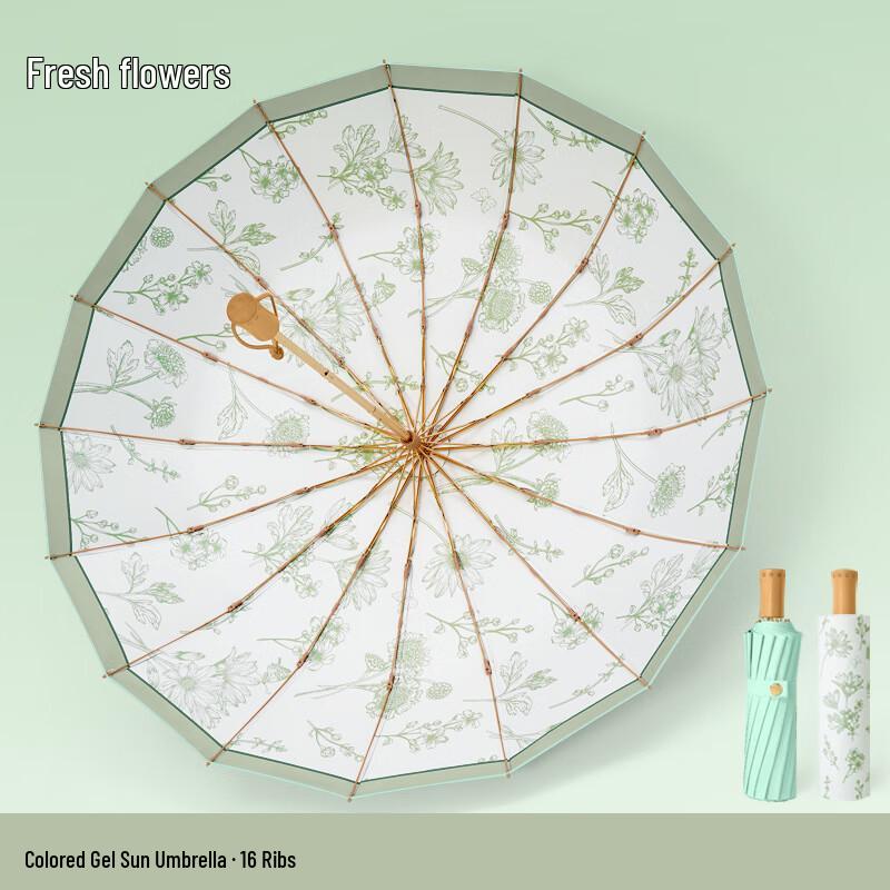 Kardno 16-Rib Automatic UV Protection Umbrella