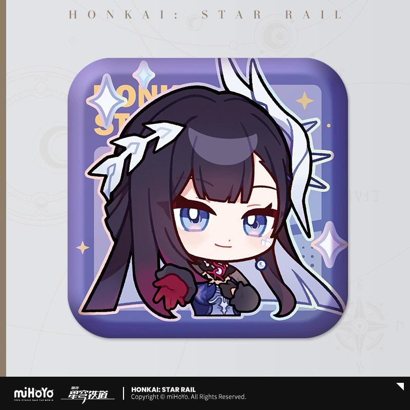 Sunsyea Honkai Star Rail Official Merch miHoYo Original Authentic PMZLG Series Keychain Badge Phainon