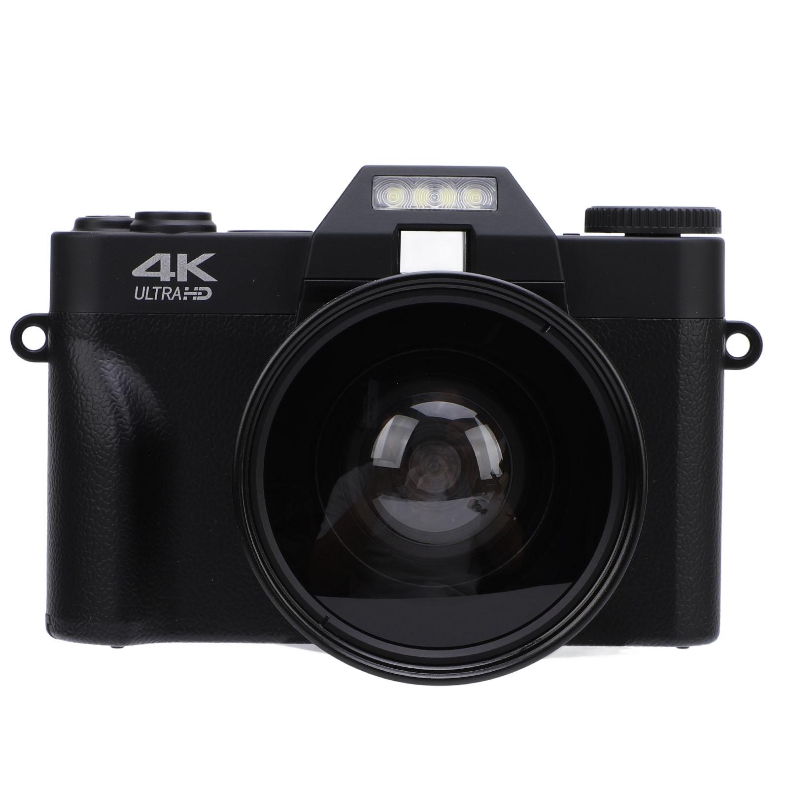 

4K Digital Camera 60FPS 75MP 3in Touch Screen 16X Zoom 270 Deg Rotation for Travel Camping