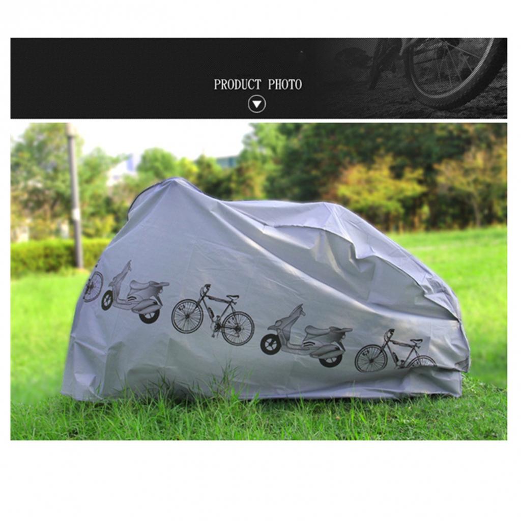 210x100cm Bike Case Bicycle Accessories Dustproof Grey Polyester
