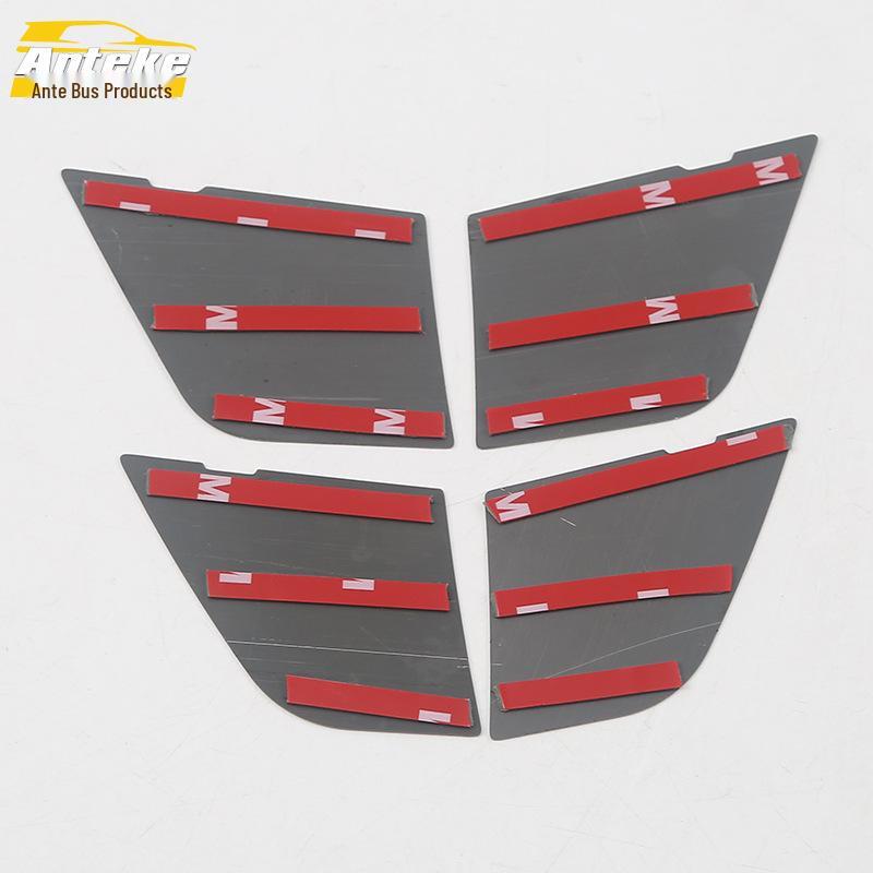 18 H4 Door Bowl Patch: Stainless Steel Anti-Scratch Decorative Panel